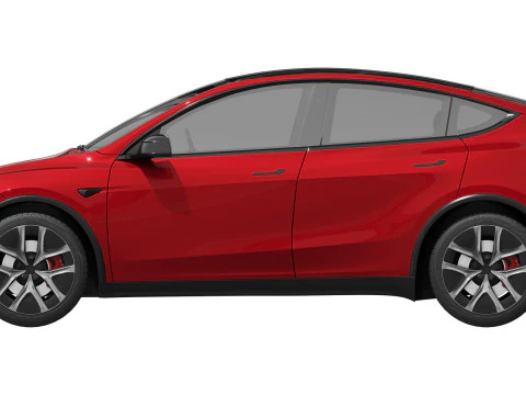 टेस्ला मॉडल वाई परफॉर्मेंस 2026 3D मॉडल