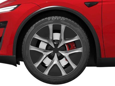 टेस्ला मॉडल वाई परफॉर्मेंस 2026 3D मॉडल