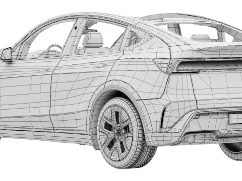 टेस्ला मॉडल वाई परफॉर्मेंस 2026 3D मॉडल