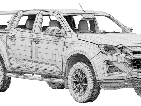 Isuzu D-Max DL20 2025 3D Modell