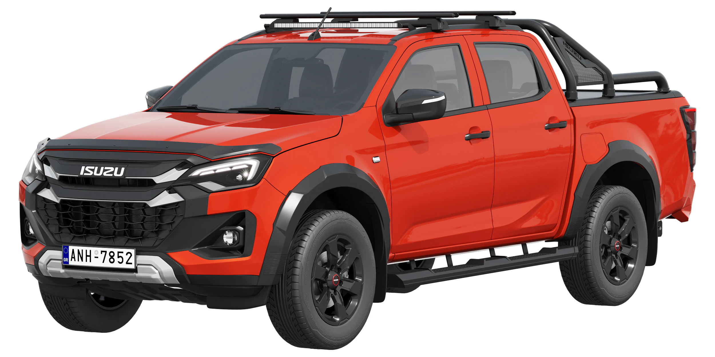 Isuzu D-Max V-Cross 2025 3D Model .c4d .max .obj .3ds .fbx .stl .blend 
