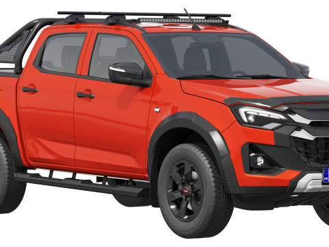Isuzu D-Max V-Cross 2025 3D Modell