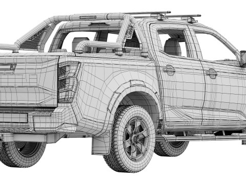 Isuzu D-Max V-Cross 2025 3D Modell