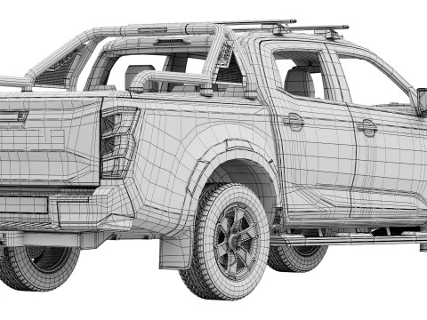Isuzu D-Max V-Cross 2025 3D Model