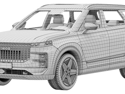 Jaecoo 7 2025 3D 모델