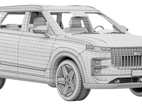 Jaecoo 7 2025 3D 모델