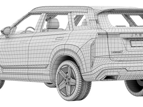 Jaecoo 7 2025 3D Model