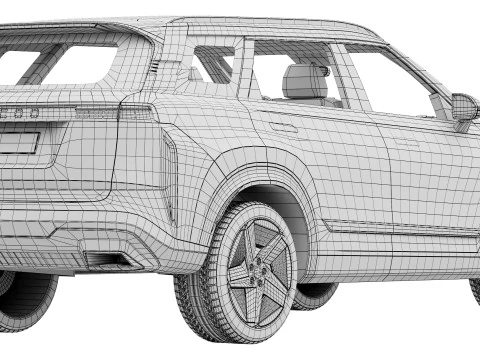 Jaecoo 7 2025 3D Model