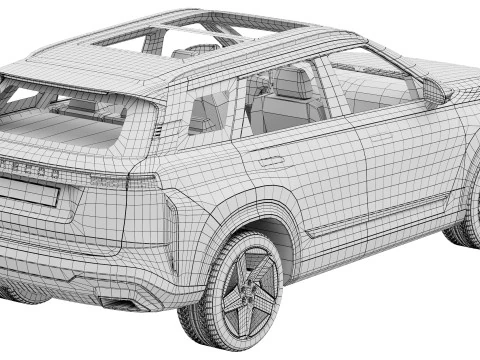 Jaecoo 7 2025 3D Model