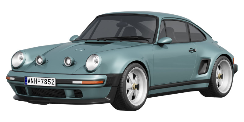 Singer Porsche 911 Carrera Coupe 2025 3D Model .c4d .max .obj .3ds .fbx .stl .blend