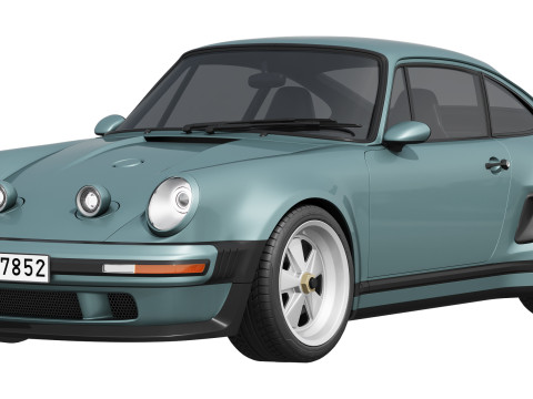 Singer Porsche 911 Carrera Coupe 2025 3D Модель