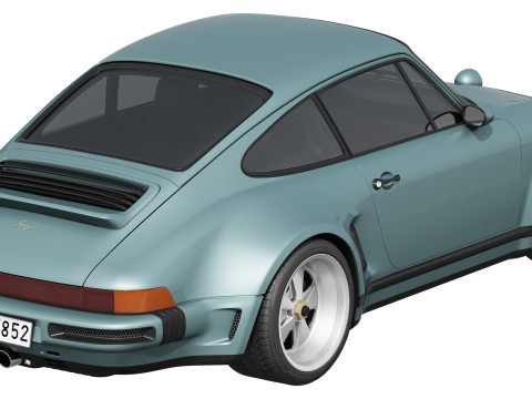 Singer Porsche 911 Carrera Coupe 2025 3D Model