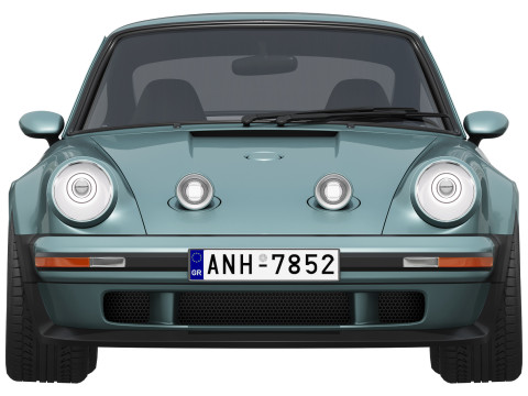 Singer Porsche 911 Carrera Coupe 2025 3D Model