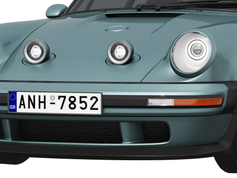 Singer Porsche 911 Carrera Coupe 2025 3D Model