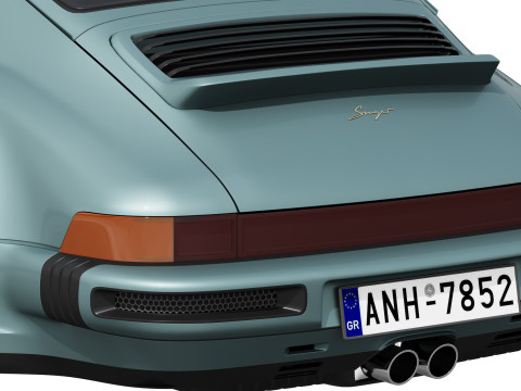 Singer Porsche 911 Carrera Coupe 2025 3D Model