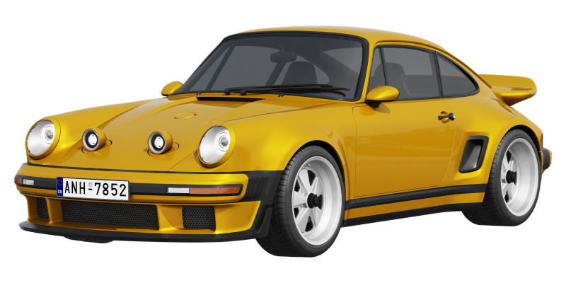 Singer Porsche 911 Carrera Coupe Turbo 2025 Model 3D .c4d .max .obj .3ds .fbx .stl .blend