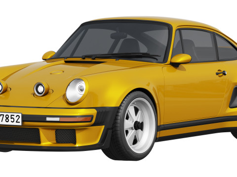 Singer Porsche 911 Carrera Coupe Turbo 2025 3D Modell