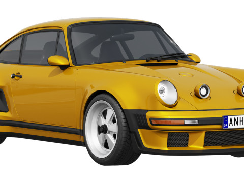Singer Porsche 911 Carrera Coupe Turbo 2025 Model 3D