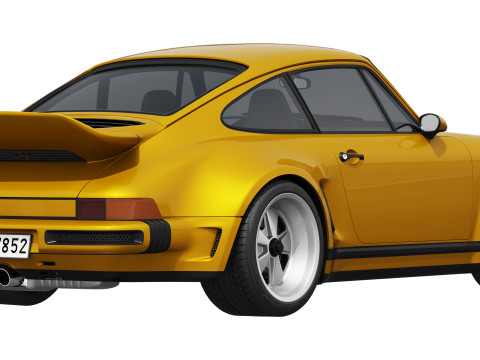 Singer Porsche 911 Carrera Coupe Turbo 2025 Model 3D
