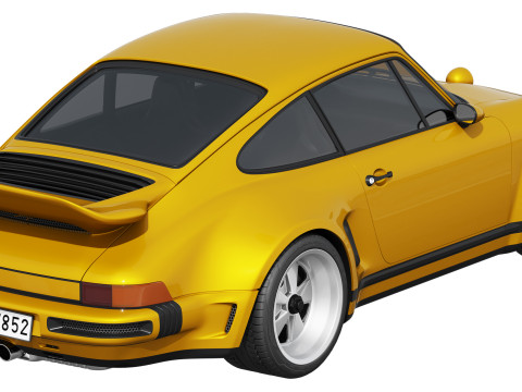 Singer Porsche 911 Carrera Coupe Turbo 2025 Model 3D