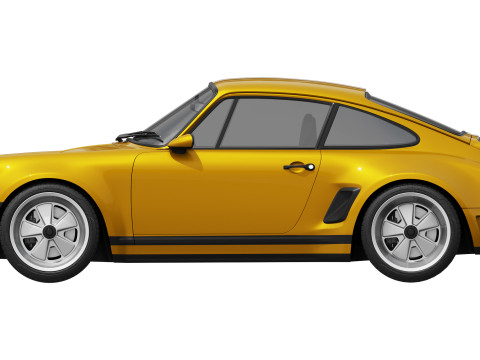 Singer Porsche 911 Carrera Coupe Turbo 2025 Model 3D