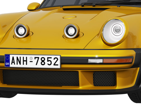 Singer Porsche 911 Carrera Coupe Turbo 2025 Model 3D