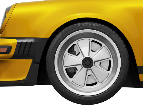 Singer Porsche 911 Carrera Coupe Turbo 2025 Model 3D