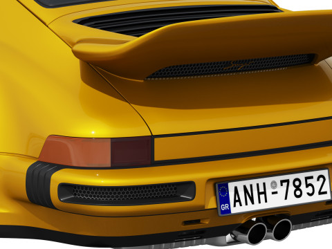 Singer Porsche 911 Carrera Coupe Turbo 2025 Model 3D