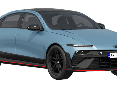 Hyundai IONIQ 6 N 2025 3D Model