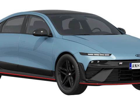 Hyundai IONIQ 6 N 2025 Modelo 3D
