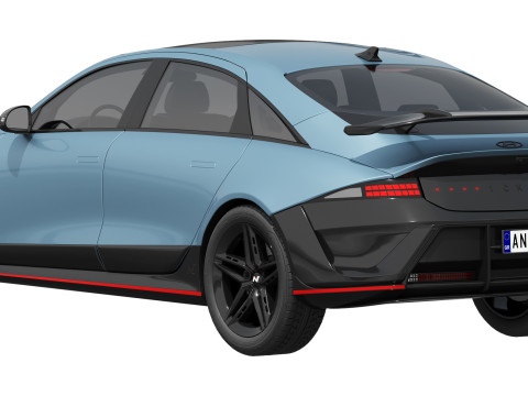 Hyundai IONIQ 6 N 2025 3D Model