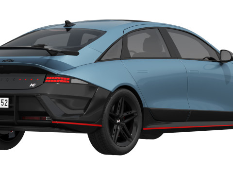 Hyundai IONIQ 6 N 2025 3D Model