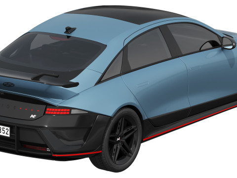Hyundai IONIQ 6 N 2025 3D Model