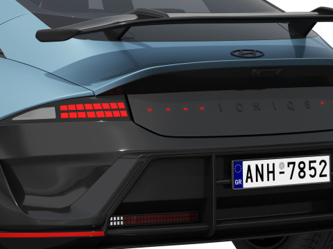 Hyundai IONIQ 6 N 2025 3D Model