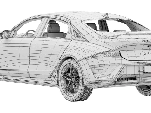 Hyundai IONIQ 6 N 2025 Modelo 3D