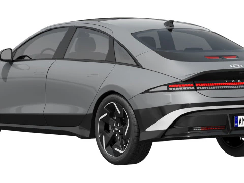 Hyundai IONIQ 6 2025 Modelo 3D