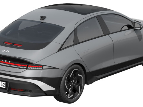 Hyundai IONIQ 6 2025 3D Model