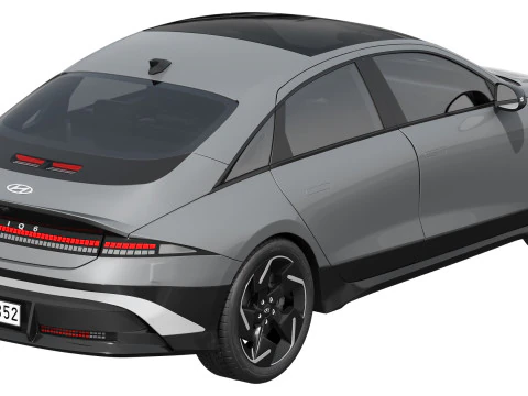 Hyundai IONIQ 6 2025 Modelo 3D