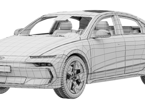 Hyundai IONIQ 6 2025 3D Model