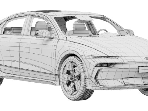 Hyundai IONIQ 6 2025 3D Model