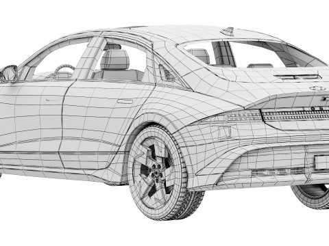 Hyundai IONIQ 6 2025 3D Model