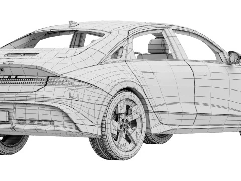 Hyundai IONIQ 6 2025 Modelo 3D