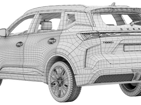 Chery Tiggo 7 2025 3D Model