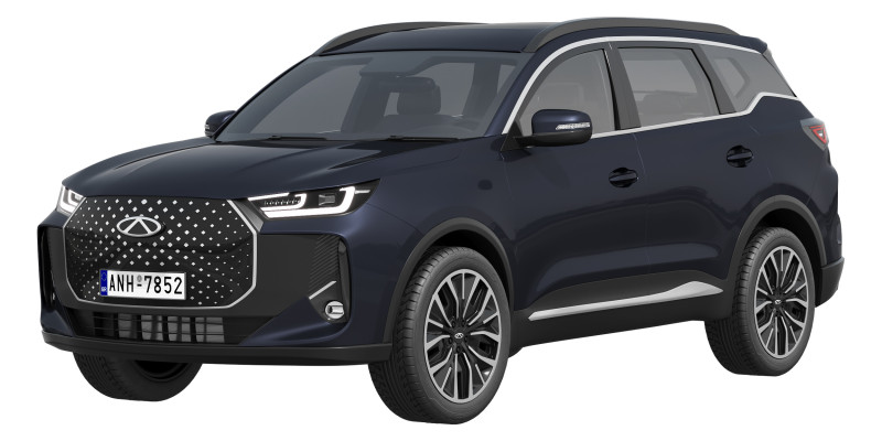 Chery Tiggo 7 hybrid 2025 Model 3D .c4d .max .obj .3ds .fbx .stl .blend 
