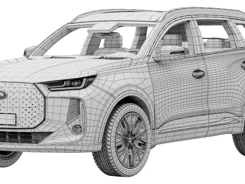 Chery Tiggo 7 hybrid 2025 3D Model