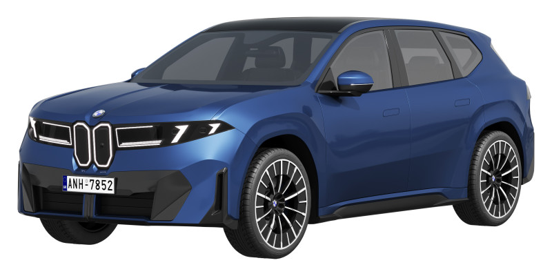 Electric SUV iX3 2026 3D Modell .c4d .max .obj .3ds .fbx .stl .blend