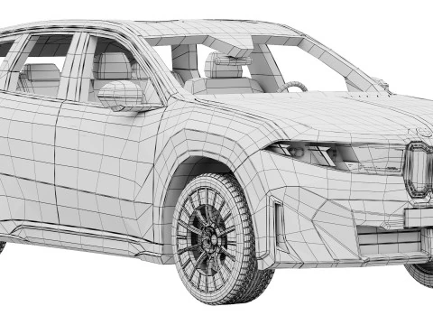 Electric SUV iX3 2026 3D Model