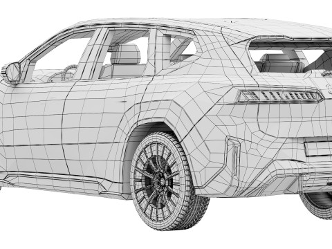 Electric SUV iX3 2026 3D Modell