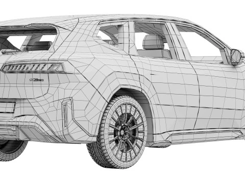 Electric SUV iX3 2026 3D Model