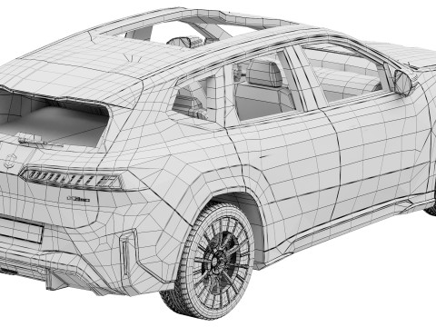 Electric SUV iX3 2026 3D Modell